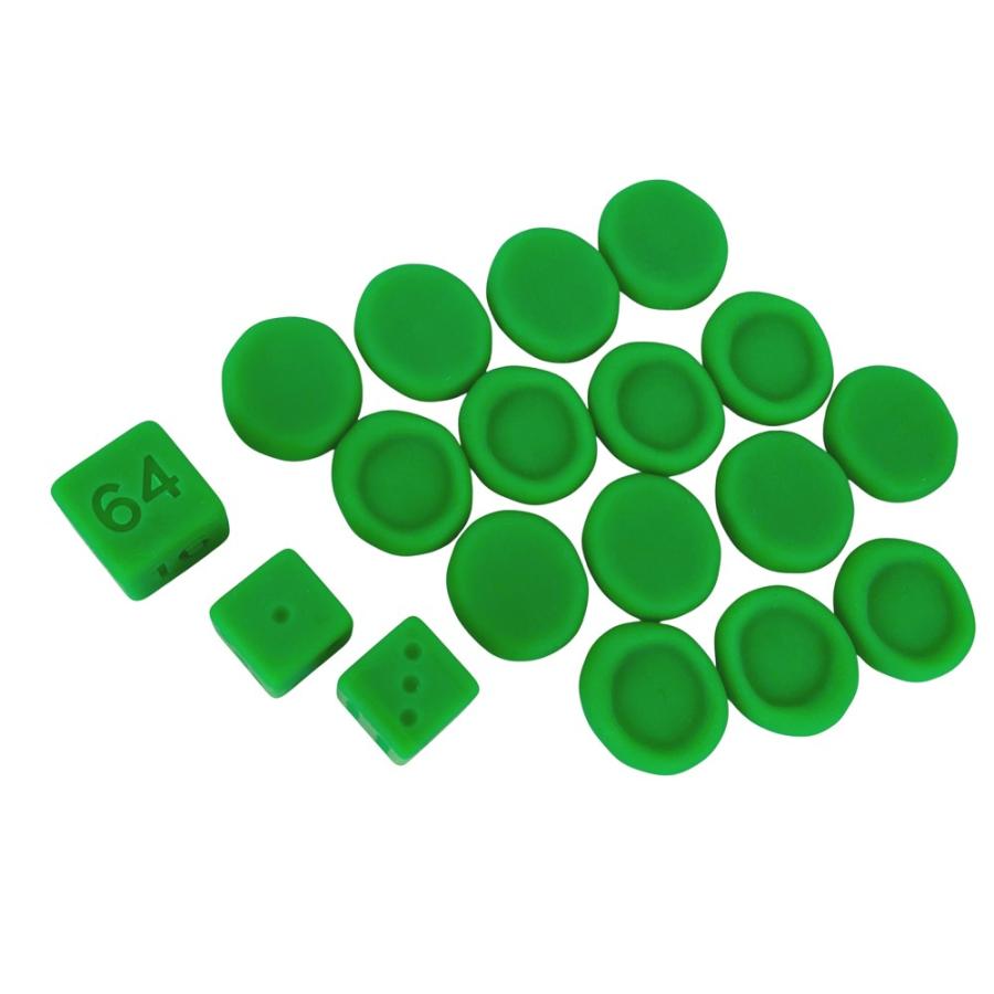 ボッテガヴェネタ ■美品■ バックギャモン ボードゲーム テーブル ホーム パーティー ラバー シリコン グリーン ブラック 箱 【539602】3 |  | 05