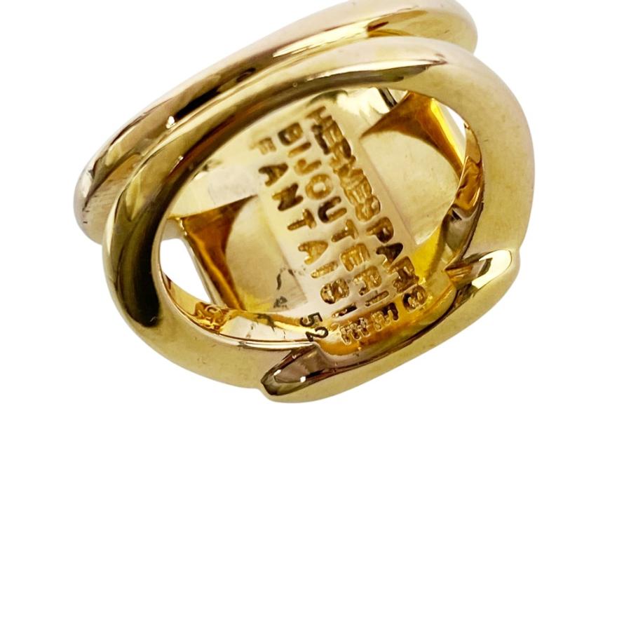 エルメス ■美品■ コロゾ リング 指輪 アクセサリー 馬 ゴールド GP #52 【540653】8 |  | 07