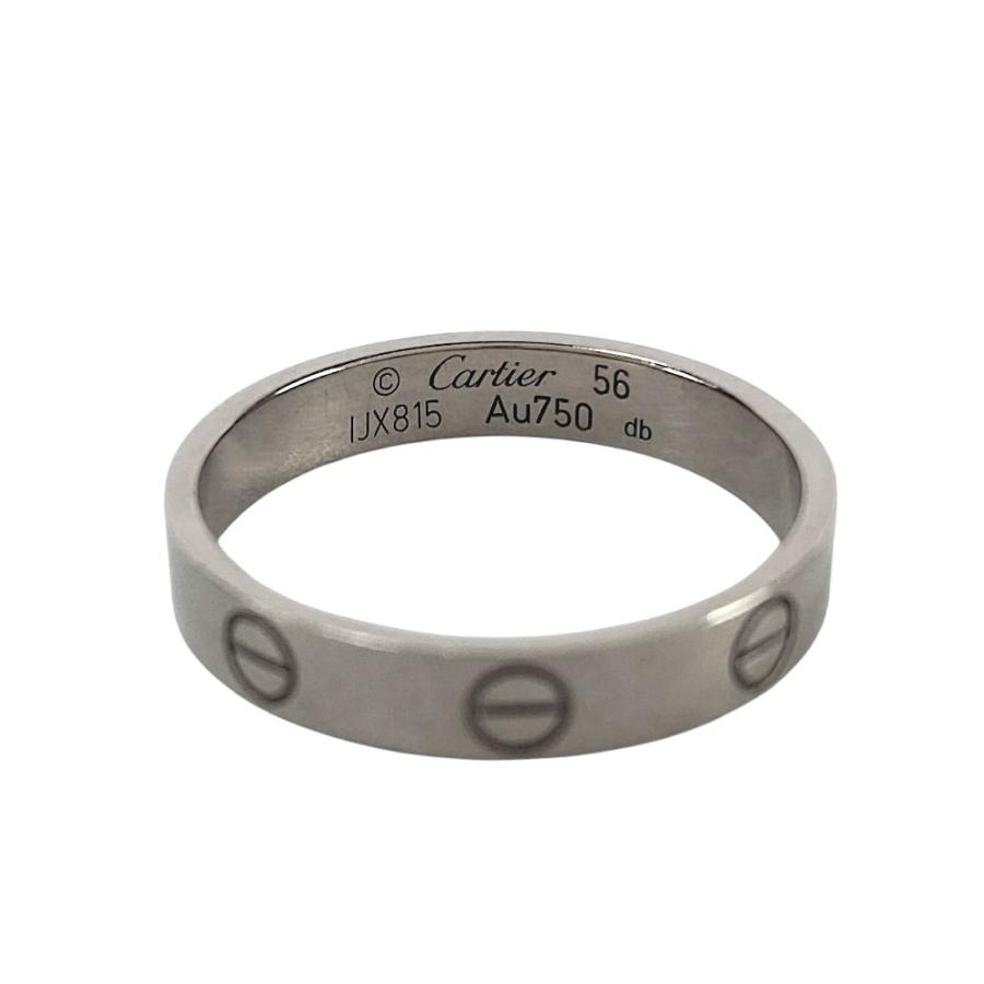 カルティエ ■中古■ ミニラブ リング 指輪 アクセサリー ホワイトゴールド K18 750 WG #56 3.5g 【541568】12 |  | 05
