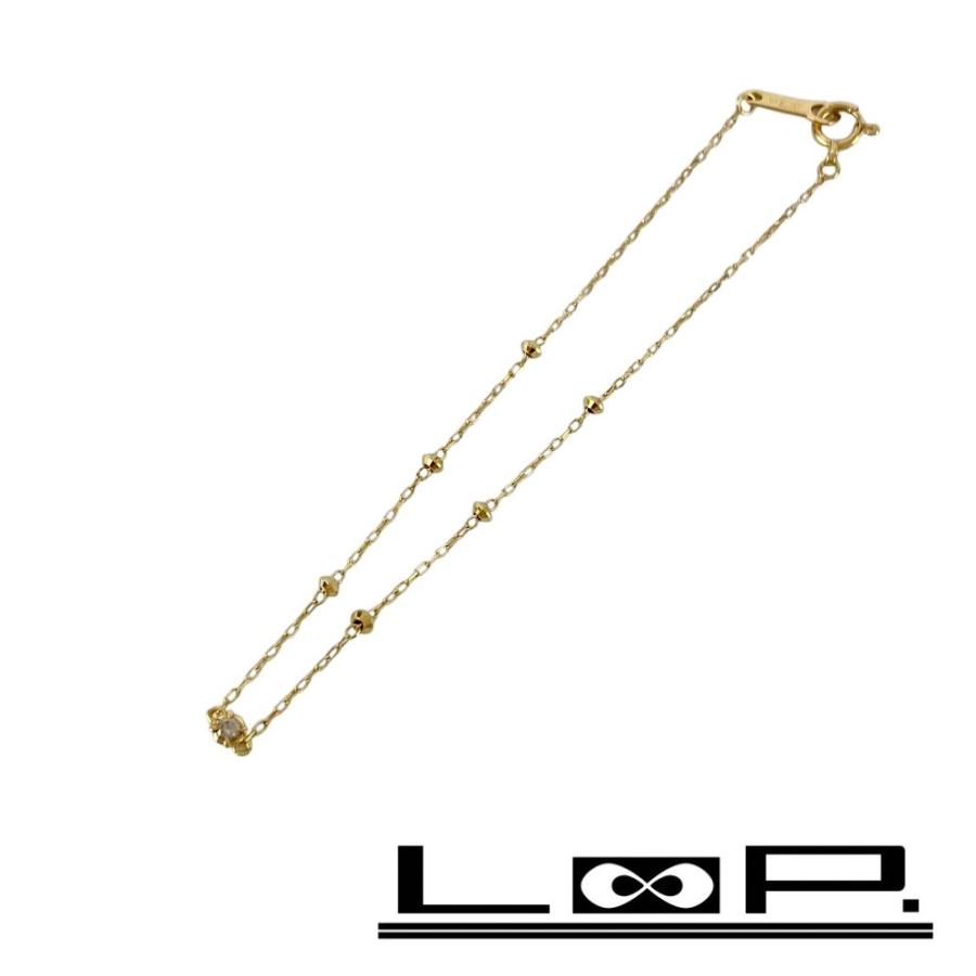 4℃ ■中古■ ヨンドシー　ブレスレット  アクセサリー イエローゴールド ダイヤ K18 750 YG 0.7g【541674】12 | 