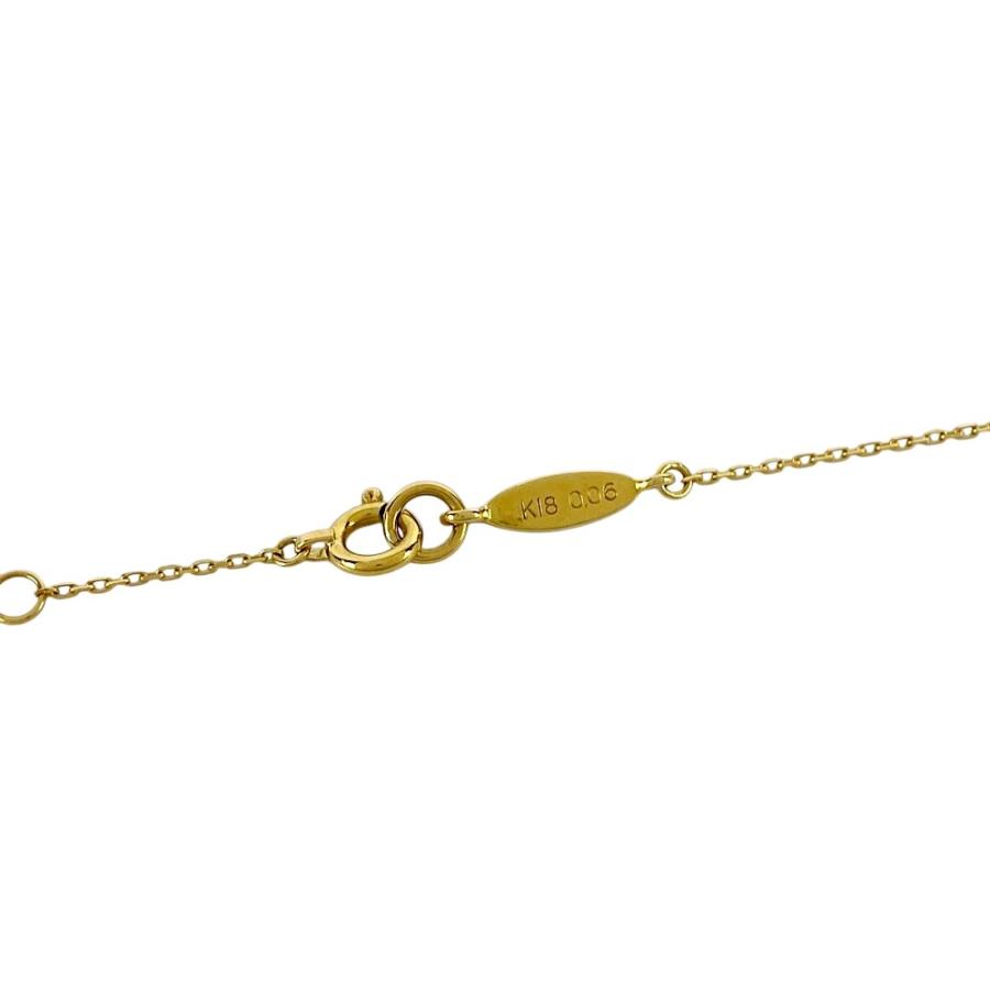 アーカー ■美品■ 蝶 バタフライ ネックレス ペンダント アクセサリー イエローゴールド ダイヤ K18 750 YG D0.06ct 1.5g 【541971】12 |  | 07