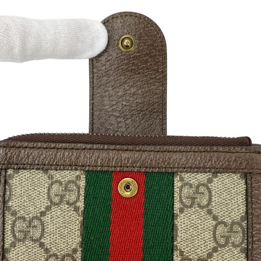 グッチ ■美品■ オフィディア コインケース 小銭入れ 財布 GGスプリーム ベージュ ブラウン 725662 【542879】8 |  | 09