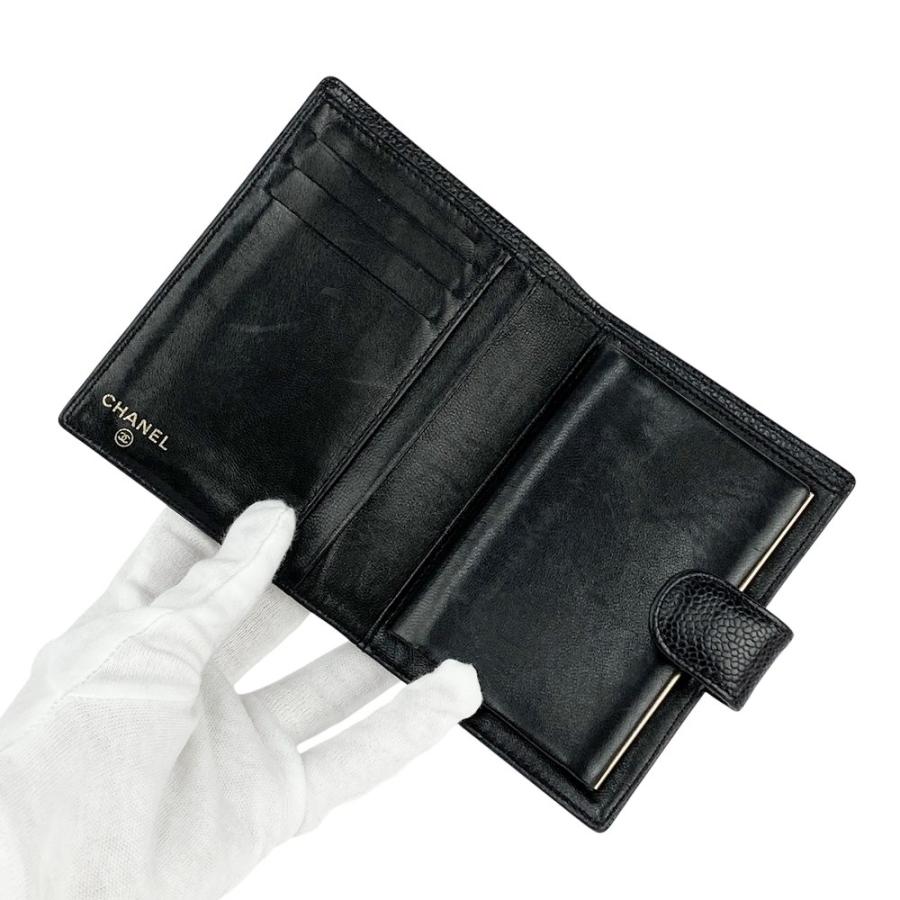 シャネル ■中古■ 二つ折り財布 ウォレット ココマーク キャビアスキン ブラック A13497 箱 【546938】13 |  | 06