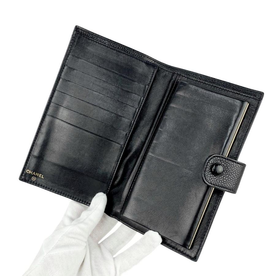 シャネル ■美品■ 長財布 ウォレット ココマーク キャビアスキン ブラック A01429 【546945】13 |  | 05
