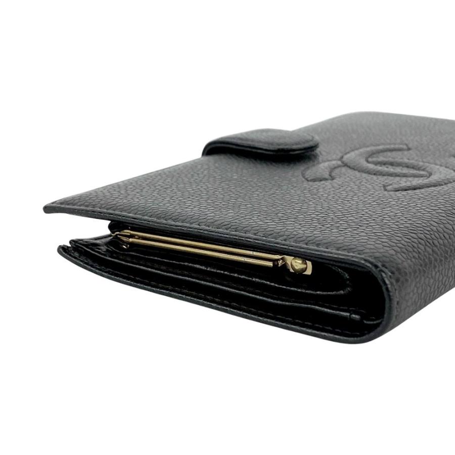シャネル ■美品■ 長財布 ウォレット ココマーク キャビアスキン ブラック A13498 【547263】13 |  | 02