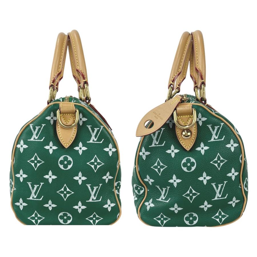 【中古】LOUIS VUITTON ルイ・ヴィトン スピーディ P9 バンドリエール 25 M24423 カーフレザー グリーン 2WAY ユニセックス ハンドバッグ ショルダーバッグ 25008928 RD LOUIS VUITTON - 【中古】LOUIS VUITTON ルイ・ヴィトン スピーディ P9