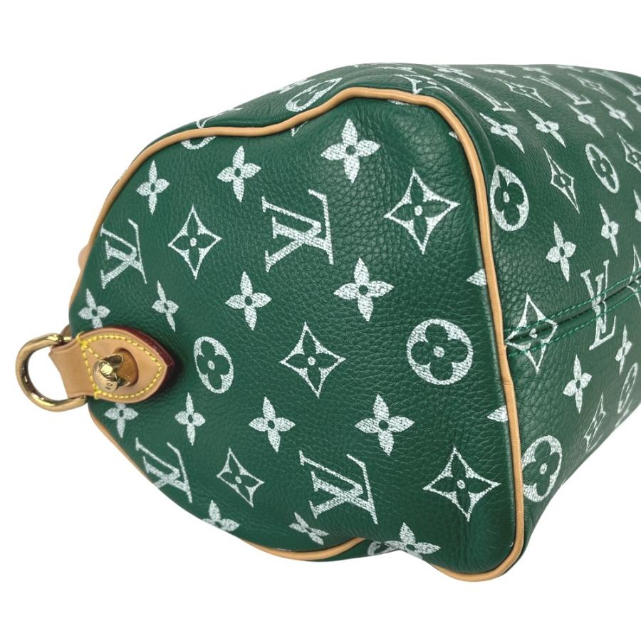 【中古】LOUIS VUITTON ルイ・ヴィトン スピーディ P9 バンドリエール 25 M24423 カーフレザー グリーン 2WAY ユニセックス ハンドバッグ ショルダーバッグ 25008928 RD LOUIS VUITTON - 【中古】LOUIS VUITTON ルイ・ヴィトン スピーディ P9