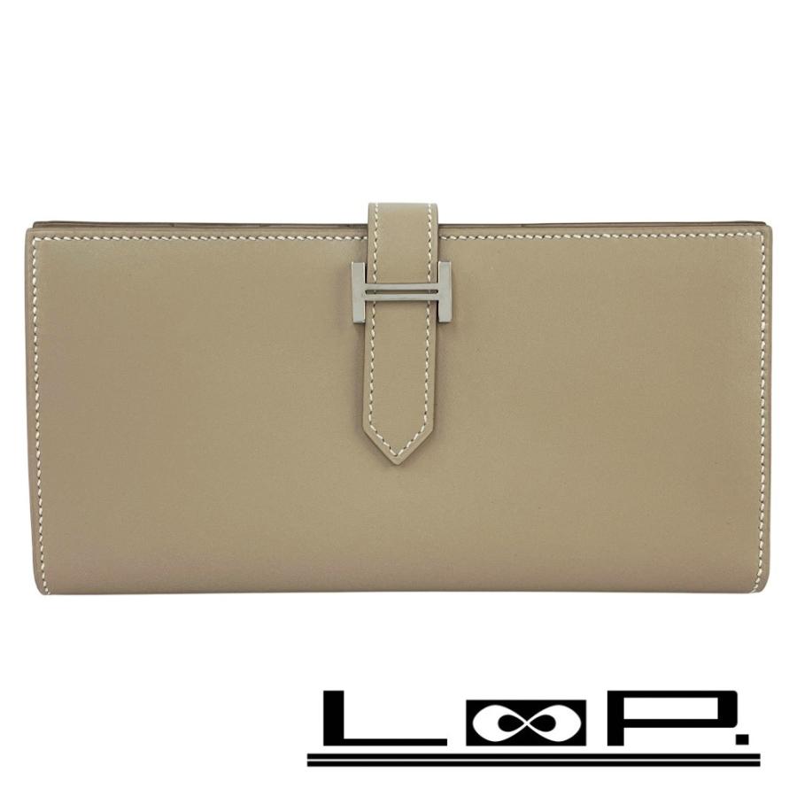 エルメス ■新同■ ベアンスフレ 長財布 二つ折り ウォレット アルジル タデラクト □P刻 箱 【548543】8 | 