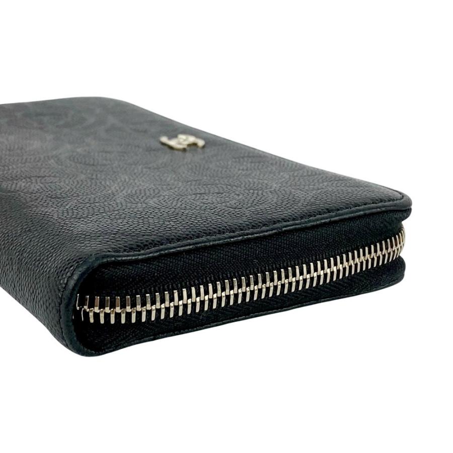 シャネル ■美品■ カメリア 長財布 ウォレット ココマーク レザー ブラック 【548871】13 |  | 03