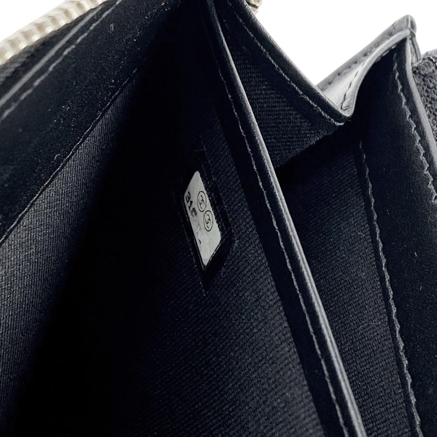 シャネル ■美品■ カメリア 長財布 ウォレット ココマーク レザー ブラック 【548871】13 |  | 09