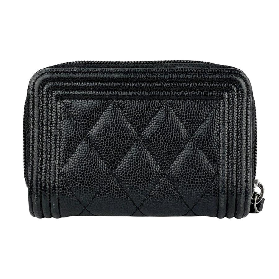 シャネル ■美品■ ボーイシャネル コインケース 小銭入れ ココマーク キャビアスキン ブラック A80602 箱 【550607】13 |  | 01