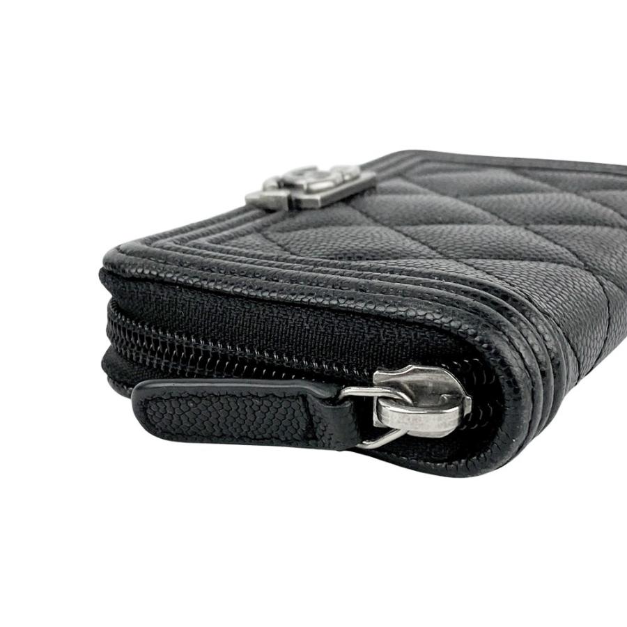 シャネル ■美品■ ボーイシャネル コインケース 小銭入れ ココマーク キャビアスキン ブラック A80602 箱 【550607】13 |  | 02