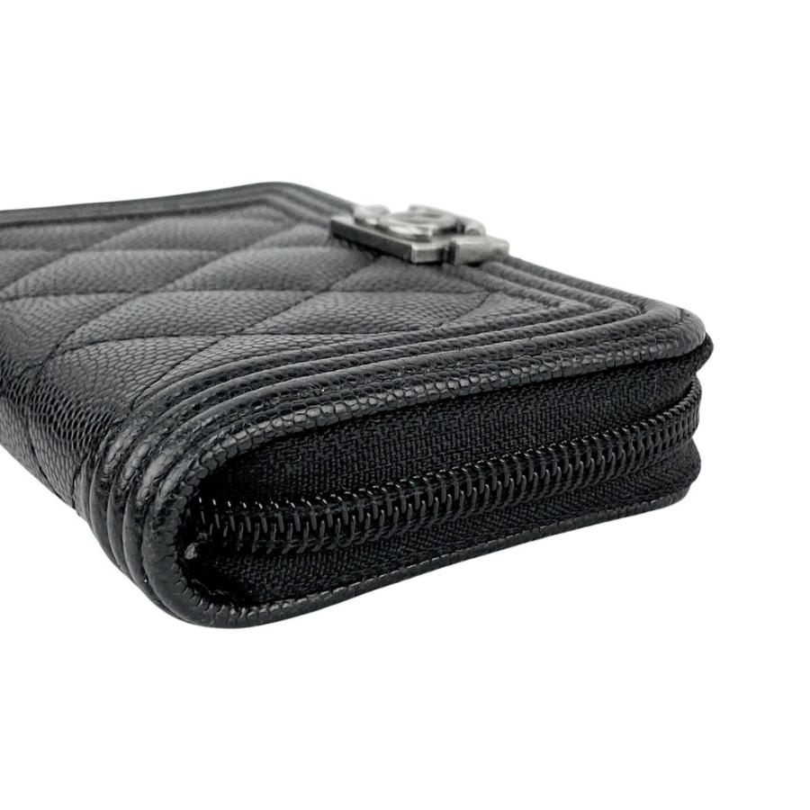 シャネル ■美品■ ボーイシャネル コインケース 小銭入れ ココマーク キャビアスキン ブラック A80602 箱 【550607】13 |  | 03