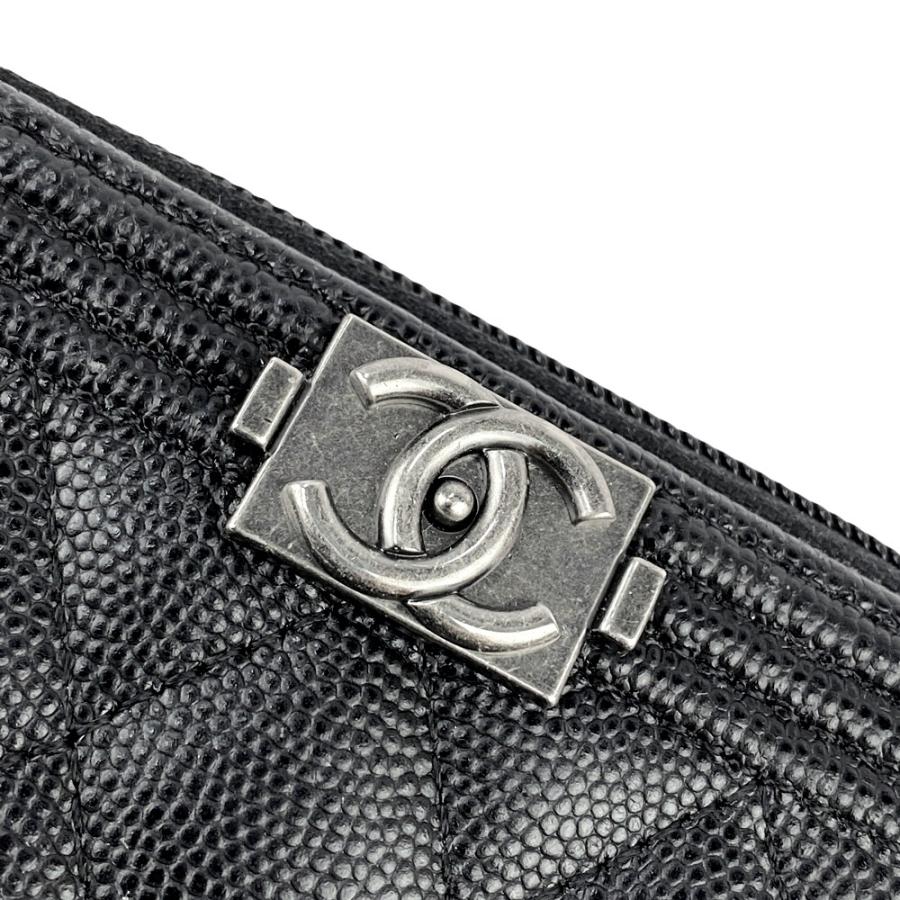 シャネル ■美品■ ボーイシャネル コインケース 小銭入れ ココマーク キャビアスキン ブラック A80602 箱 【550607】13 |  | 07