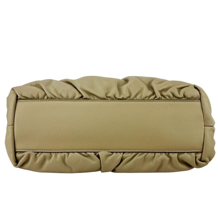 ザンケッティ ■美品■ アムレット パフィー 3WAY チェーン ショルダー ハンド クラッチ バッグ レザー ベージュ 【551154】8 |  | 04