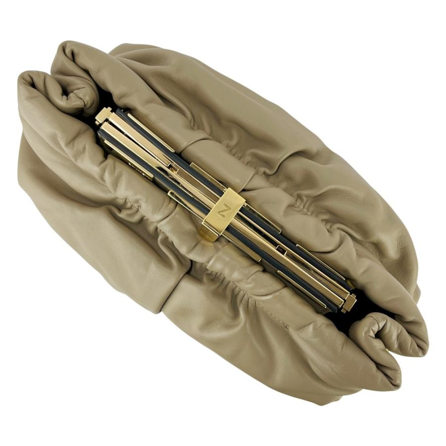 ザンケッティ ■美品■ アムレット パフィー 3WAY チェーン ショルダー ハンド クラッチ バッグ レザー ベージュ 【551154】8 |  | 05