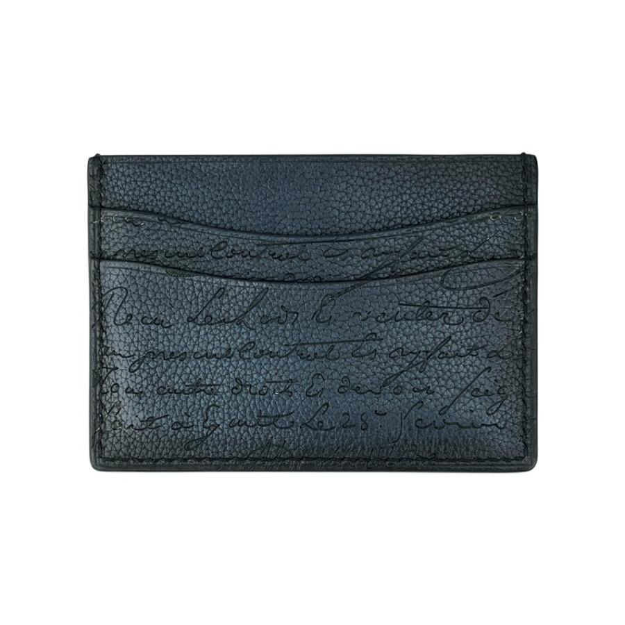 ベルルッティ ■新同■ カードケース 名刺入れ カリグラフィ レザー ブルー 箱 【551260】5 |  | 01