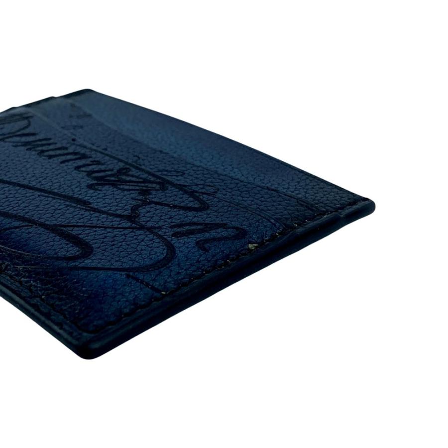 ベルルッティ ■新同■ カードケース 名刺入れ カリグラフィ レザー ブルー 箱 【551260】5 |  | 03