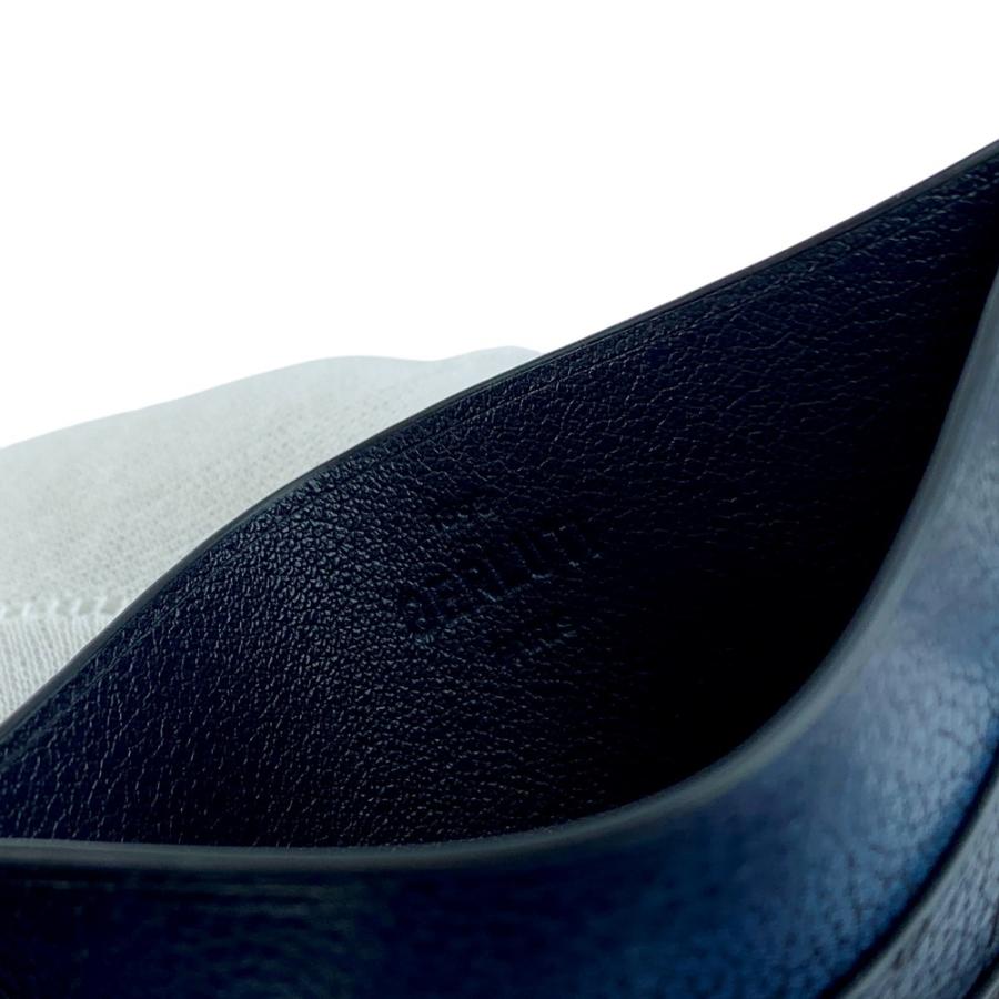 ベルルッティ ■新同■ カードケース 名刺入れ カリグラフィ レザー ブルー 箱 【551260】5 |  | 07