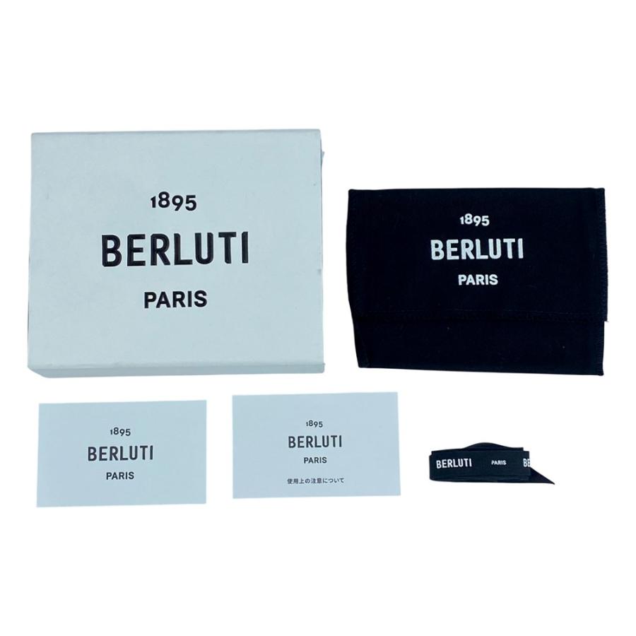 ベルルッティ ■新同■ カードケース 名刺入れ カリグラフィ レザー ブルー 箱 【551260】5 |  | 08