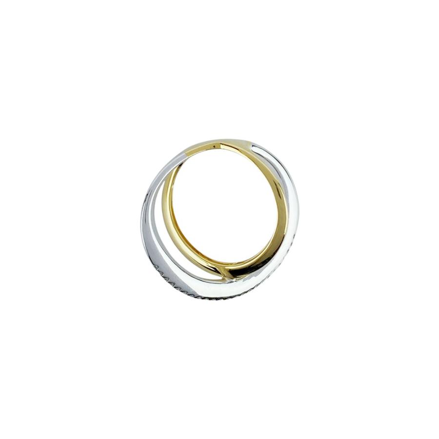 ポンテヴェキオ ■中古■ リング 指輪 アクセサリー イエローゴールド シルバー ダイヤ K18 750 YG WG D0.13ct #13 5.9g 【552885】5 |  | 05