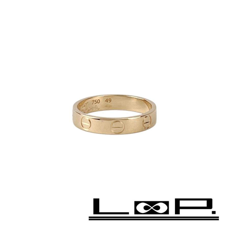 カルティエ ■新同■磨き済■ ミニラブ リング 指輪 アクセサリー ピンクゴールド K18 PG 750 #49 2.8g 【553004】10 | 