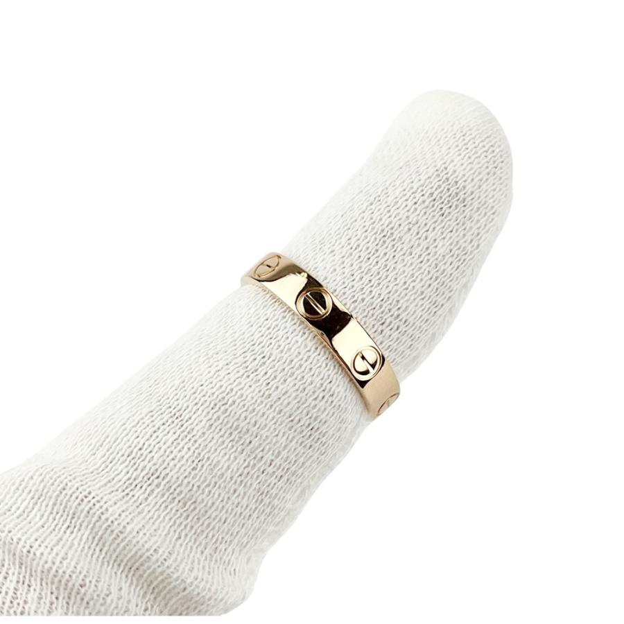 カルティエ ■新同■磨き済■ ミニラブ リング 指輪 アクセサリー ピンクゴールド K18 PG 750 #49 2.8g 【553004】10 |  | 07