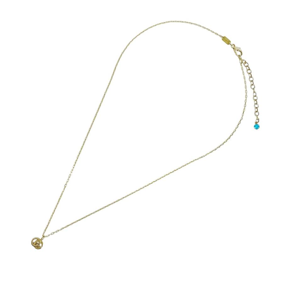 グッチ ■美品■ GGランニング ネックレス アクセサリー イエローゴールド ブルー 750 YG ブルートパーズ 3.1g 【553028】5 |  | 06