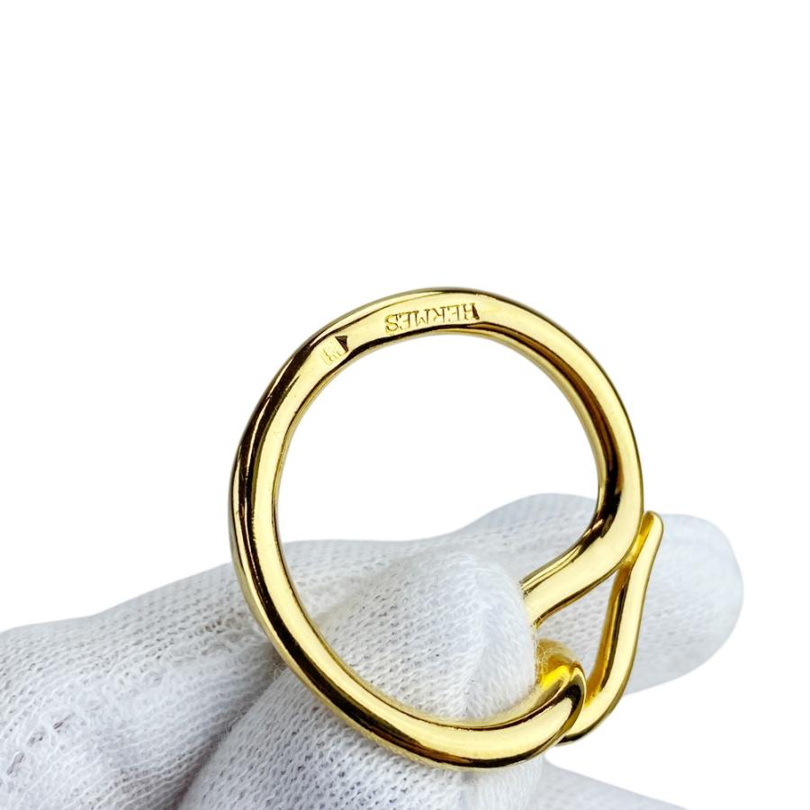 エルメス ■新同■ ジャンボ スカーフリング アクセサリー ファッション ゴールド GP 【553646】11 |  | 07
