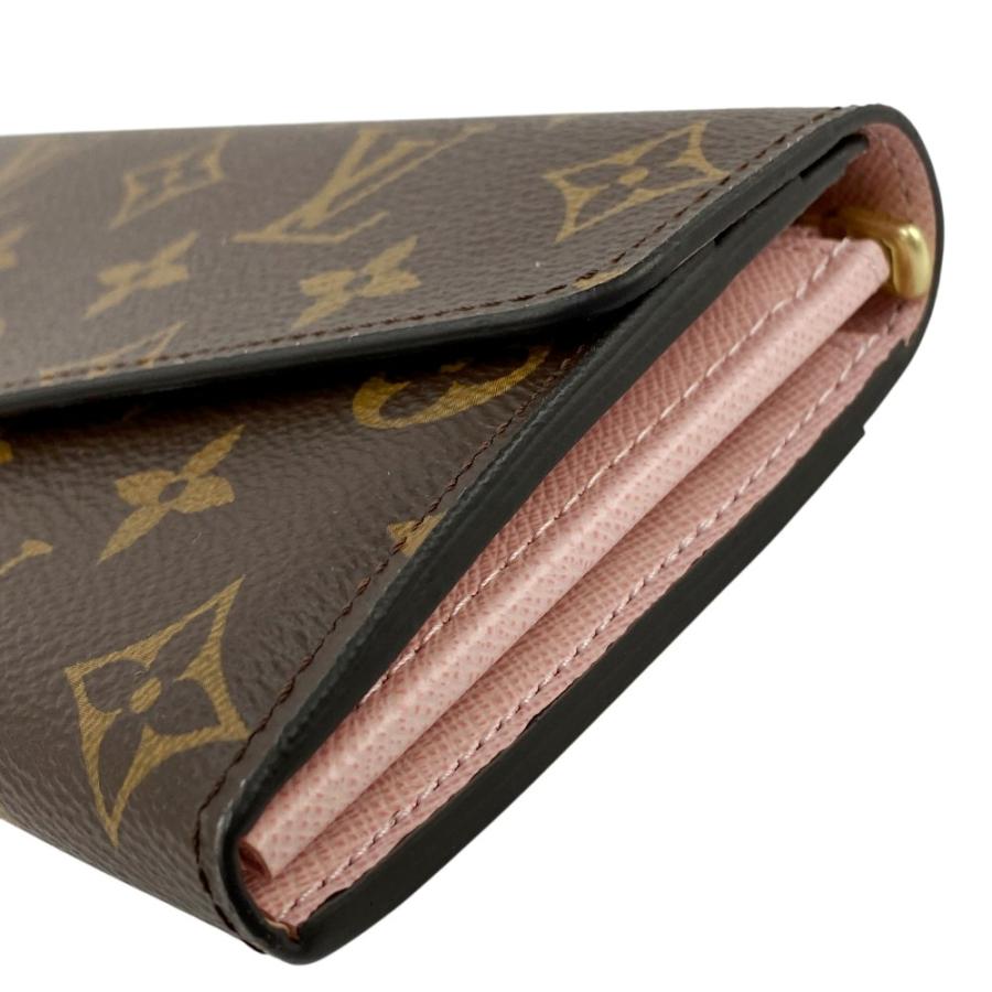 ルイヴィトン ■美品■ ポルトフォイユ サラ 長財布 ウォレット ネーム入り モノグラム ブラウン ピンク M62235 箱 【554049】8 |  | 02