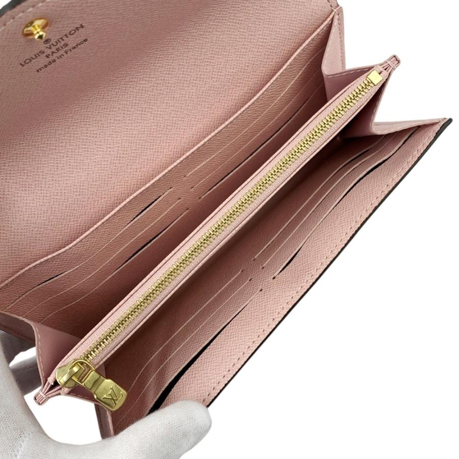 ルイヴィトン ■美品■ ポルトフォイユ サラ 長財布 ウォレット ネーム入り モノグラム ブラウン ピンク M62235 箱 【554049】8 |  | 07