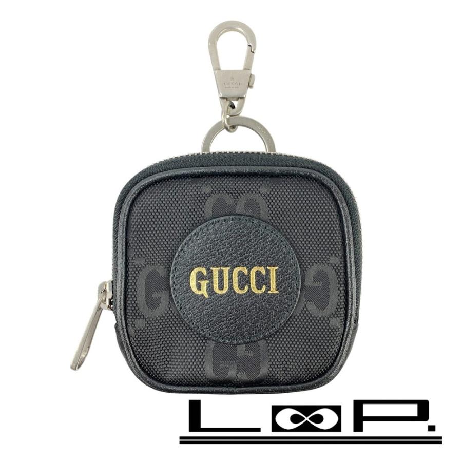 グッチ ■未使用■ GG オフザグリット コインケース 小銭入れ ナイロン ブラック 645060 箱 【554469】8 | 