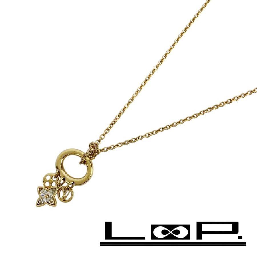 ルイヴィトン ■新同■ コリエ マイブルーミング ストラス ネックレス アクセサリー ゴールド GP M00592 箱 【554810】11 | 