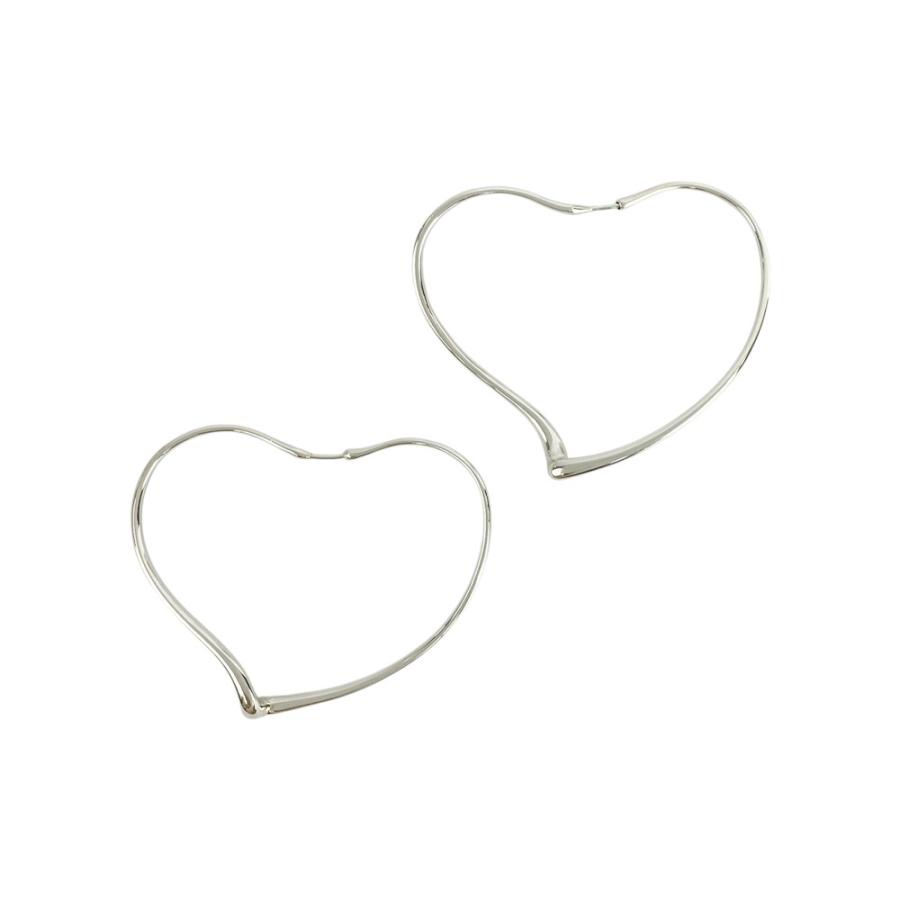 ティファニー ■新同■ エルサペレッティ オープンハート フープ ピアス アクセサリー シルバー SV925 箱 【555237】11 |  | 01
