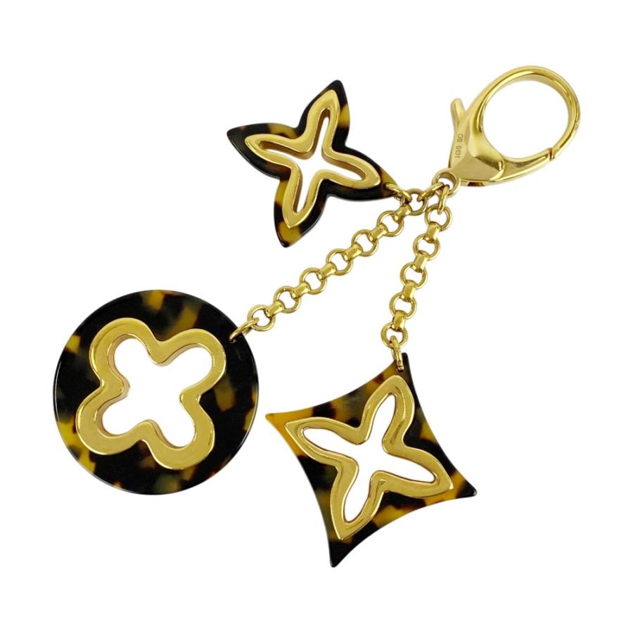 ルイヴィトン ■中古■ ビジューサック アンソレンス キーホルダー バッグチャーム べっ甲柄 GP ブラウン M65087 箱 【555312】11 |  | 01