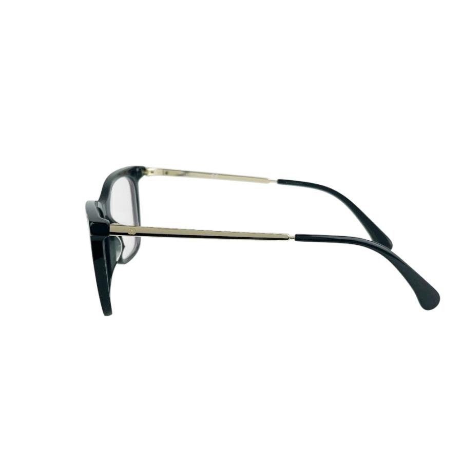 シャネル ■新同■ マトラッセ 眼鏡 度入り 黒縁 メタル ブラック ゴールド 3379-A c.501 52□17 140 箱 【555404】11 シャネル □新同□ マトラッセ 眼鏡 度入り 黒縁 メタル ブラック