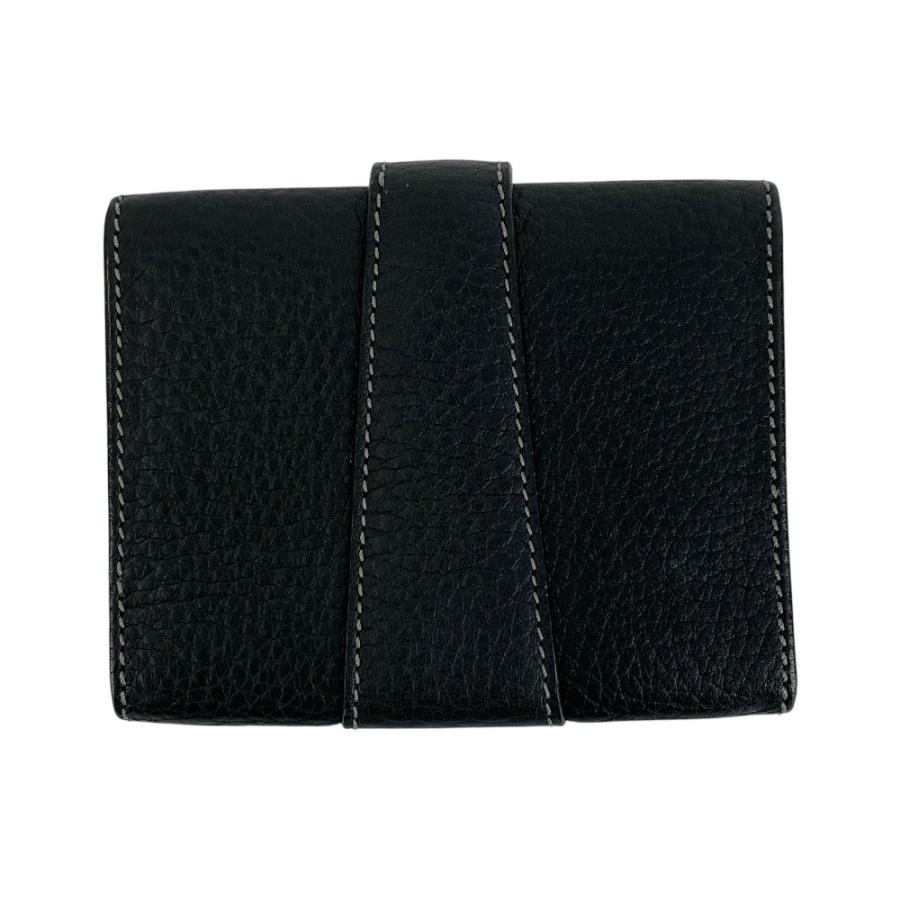 ロエベ ■中古■ コインケース 小銭入れ 財布 ウォレット ベルト レザー ブラック シルバー 【555848】5 |  | 01