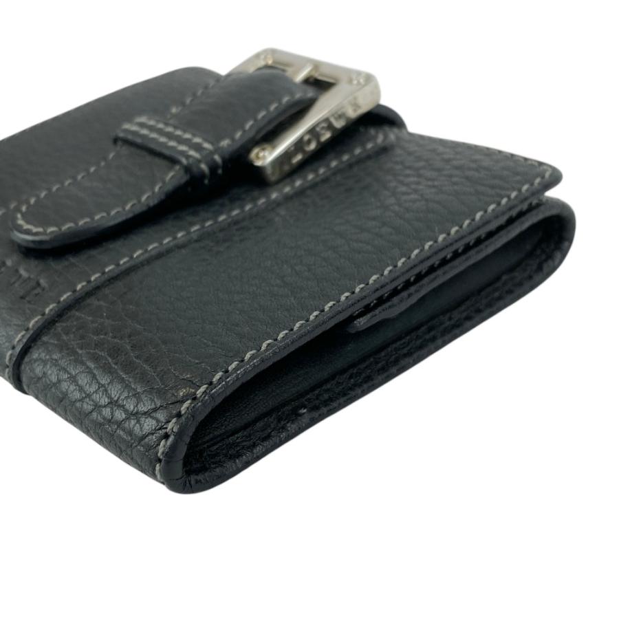 ロエベ ■中古■ コインケース 小銭入れ 財布 ウォレット ベルト レザー ブラック シルバー 【555848】5 |  | 03