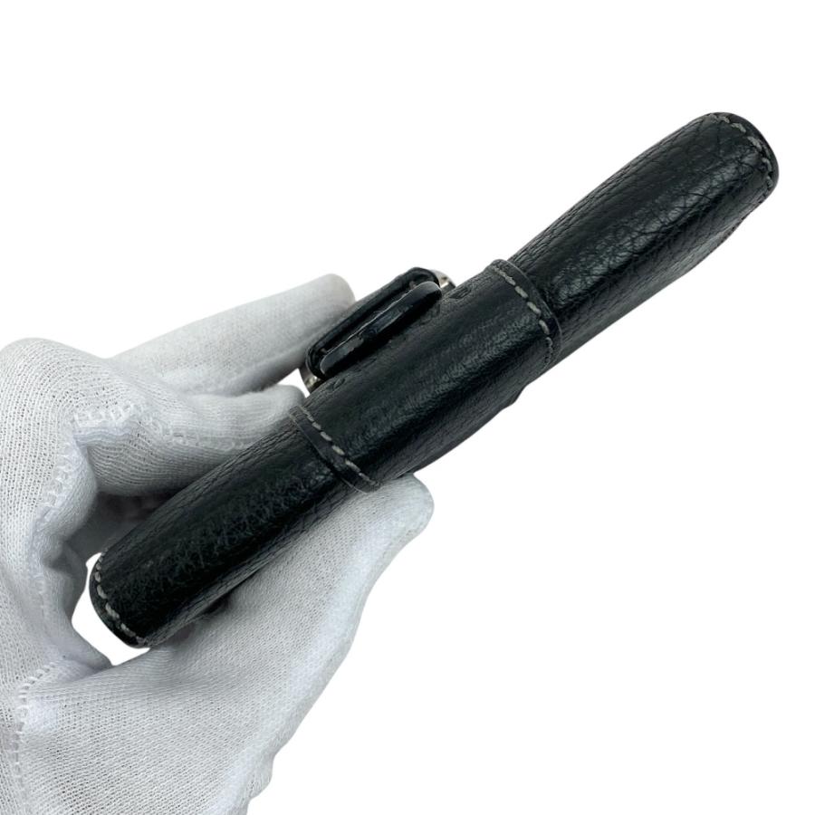 ロエベ ■中古■ コインケース 小銭入れ 財布 ウォレット ベルト レザー ブラック シルバー 【555848】5 |  | 05
