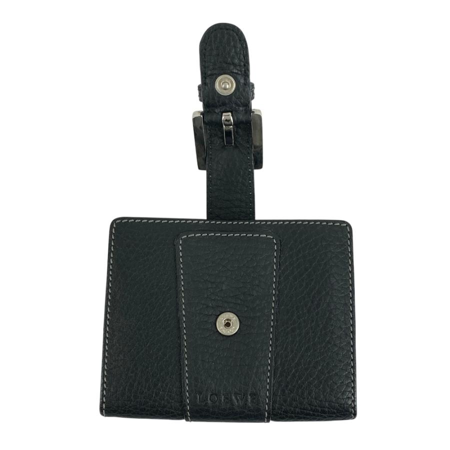 ロエベ ■中古■ コインケース 小銭入れ 財布 ウォレット ベルト レザー ブラック シルバー 【555848】5 |  | 06