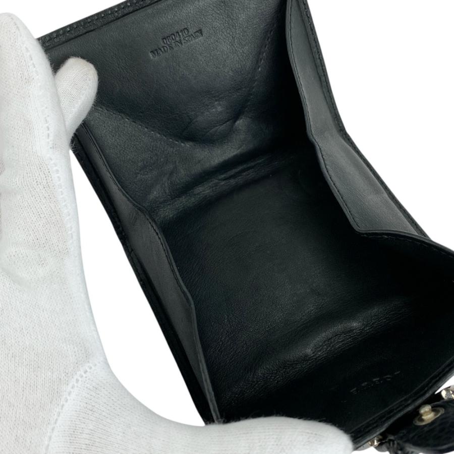 ロエベ ■中古■ コインケース 小銭入れ 財布 ウォレット ベルト レザー ブラック シルバー 【555848】5 |  | 07