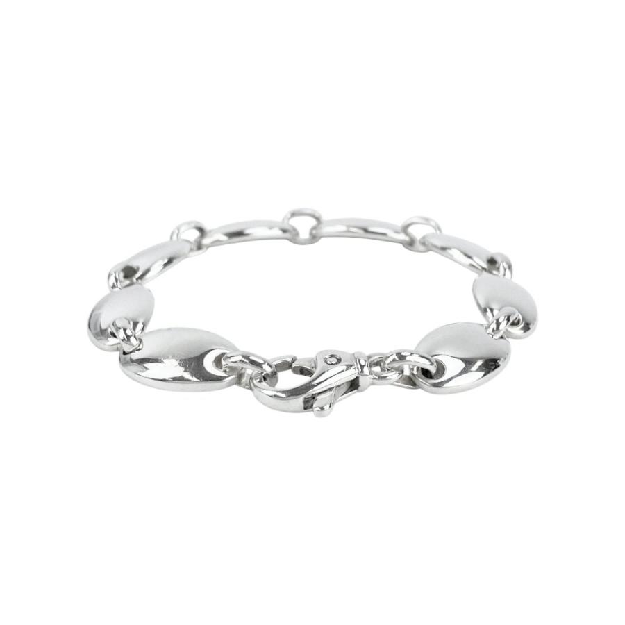 ティファニー ■美品■ ぺブル リンク オーバル ヴィンテージ ブレスレット アクセサリー SV925 シルバー 【556777】13 |  | 05