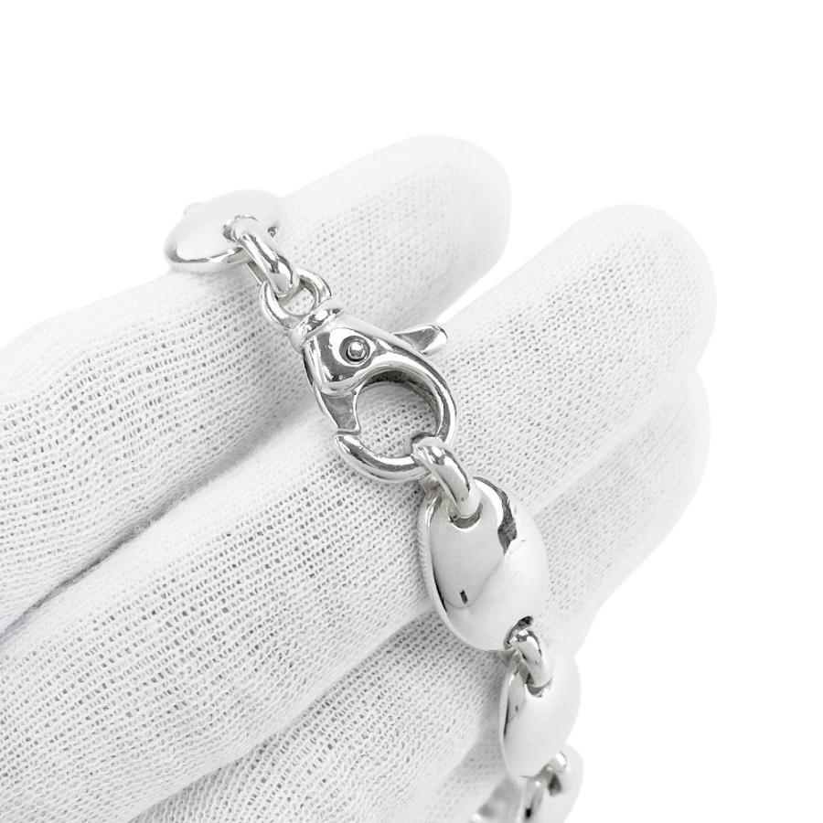 ティファニー ■美品■ ぺブル リンク オーバル ヴィンテージ ブレスレット アクセサリー SV925 シルバー 【556777】13 |  | 08