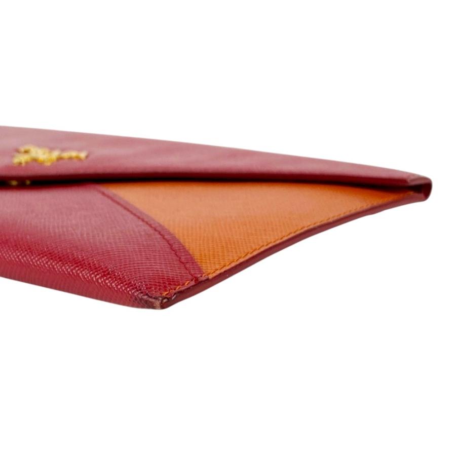 プラダ ■美品■ 長財布 札入れ ウォレット サフィアーノ レッド オレンジ 【556913】12 |  | 03