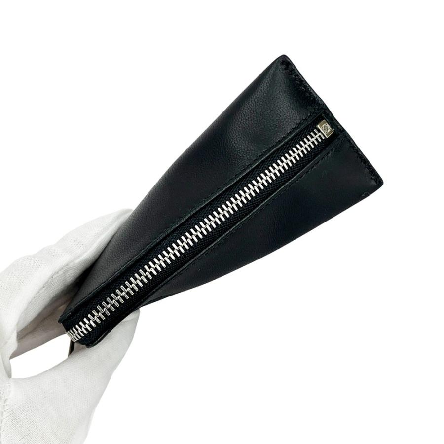 ロエベ ■新同■ アナグラム コインケース 小銭入れ 財布 レザー ブラック ブルー 【556937】11 |  | 05