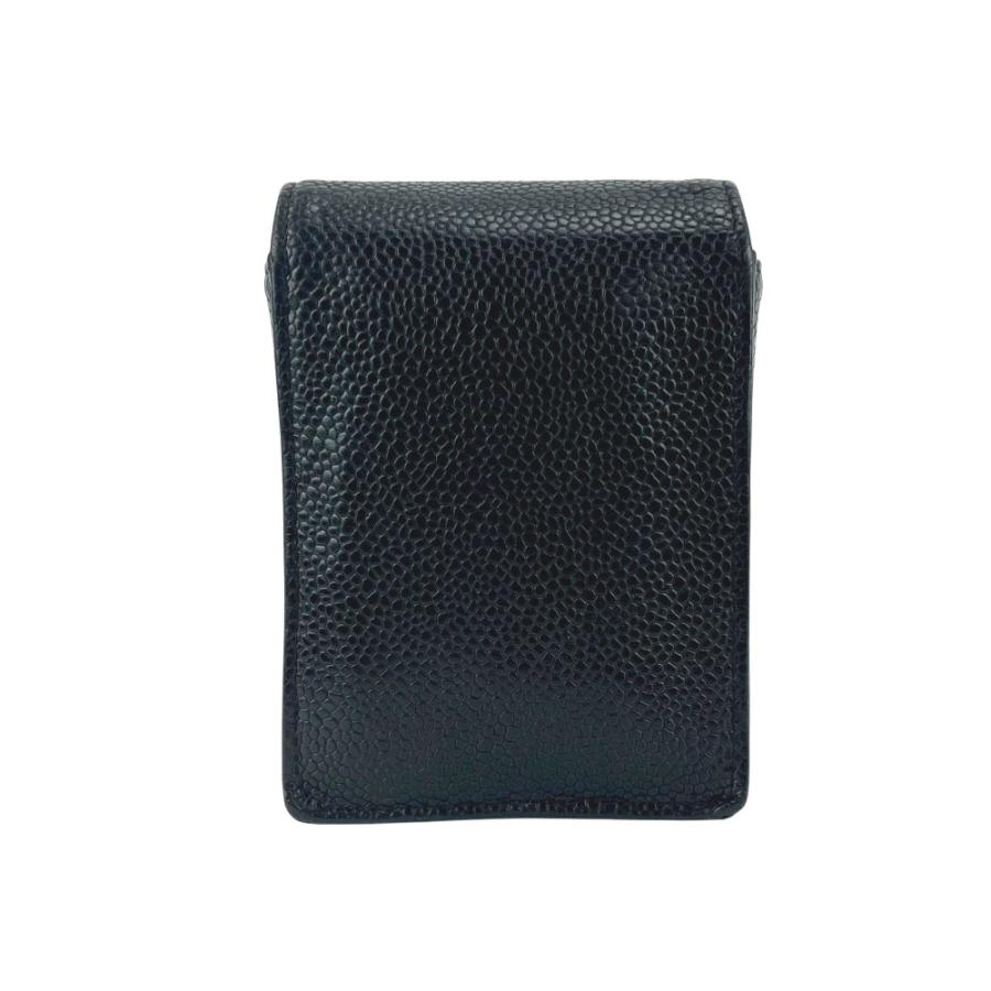 シャネル ■中古■  シガレットケース タバコ 煙草 キャビアスキン ブラック 【557149】7 |  | 01