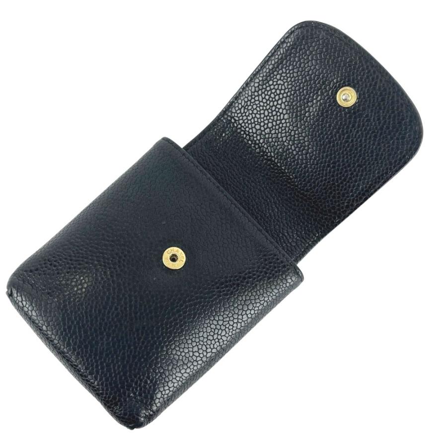 シャネル ■中古■  シガレットケース タバコ 煙草 キャビアスキン ブラック 【557149】7 |  | 06