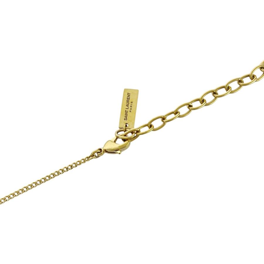サンローラン ■美品■ モノグラム ツイスト ネックレス ペンダント アクセサリー ゴールド GP 箱 【557163】11 |  | 06