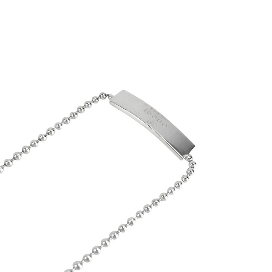 グッチ ■美品■ ロゴ プレート チョーカー ネックレス アクセサリー SV925 シルバー 【557286】13 |  | 04