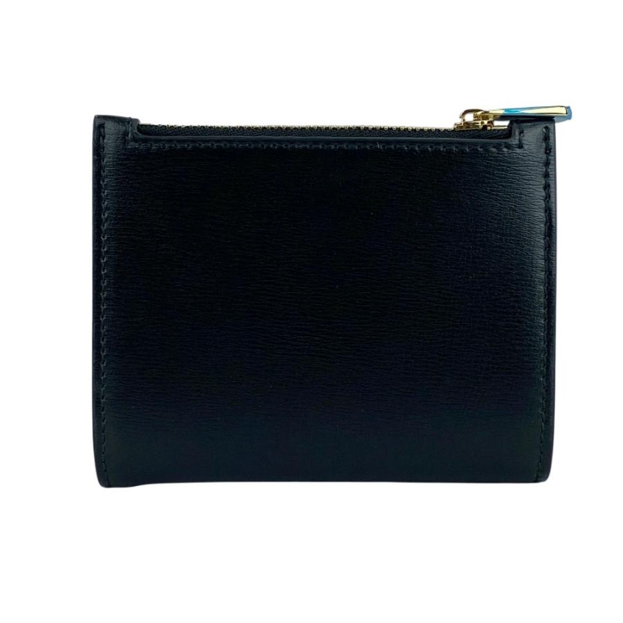 フェラガモ ■未使用■ ヴァラ リボン 二つ折り ウォレット 財布 サイフ レザー ブラック 22E009 箱 【557910】5 |  | 01